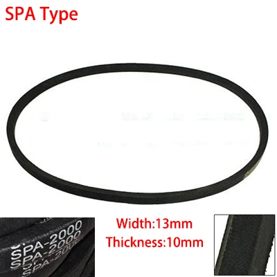 

SPA 760 762 782 13mm Width 10mm Thickness Rubber Groove Cogged Machinery Drive Transmission Band Wedge Wrapped Vee V Timing Belt
