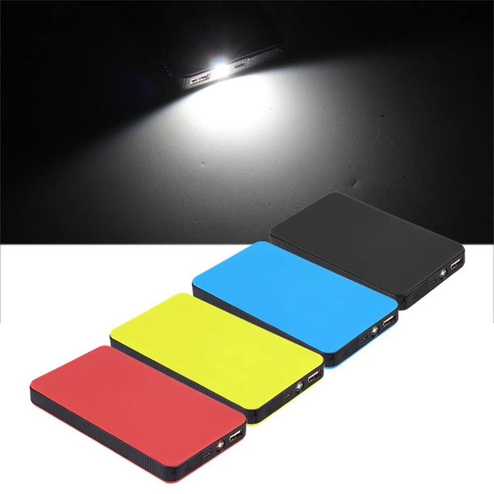 12V 20000mAh Car Power jump Starter 12V Auto Engine EPS Emergency Start Battery Source Laptop Portable Charger Utral-thin