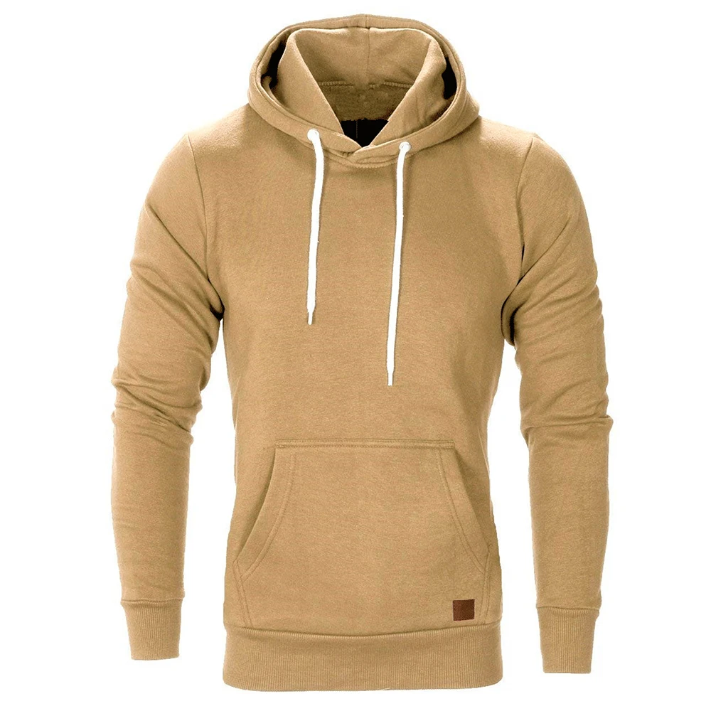 

Men 2019 Long Sleeve Autumn Winter Casual Jackets Hoodies Top Fashion Solid Tracksuits Sweatshirts Hoody Men Clothes