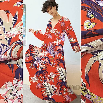 

Summer new wide 100% silk crepe fabric mulberry silk texture crepe fabric DIY apparel Fabric