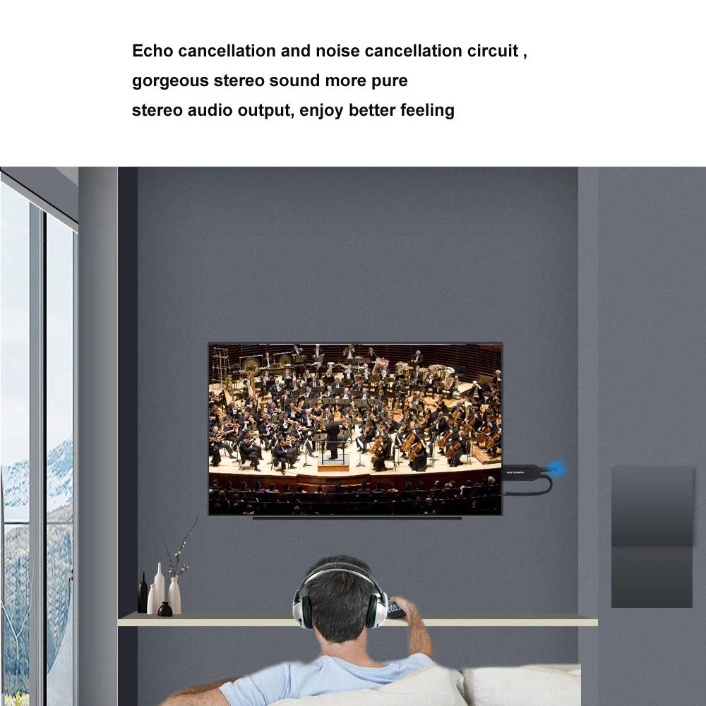 Bluetooth Wireless A2DP Audio Stereo Adapter Transmitter For TV DVD PC Laptop (8)