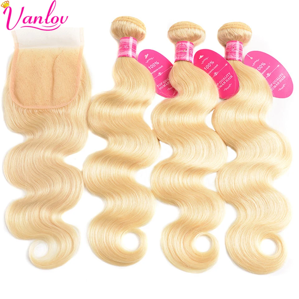613 Blonde Bundles With Closure