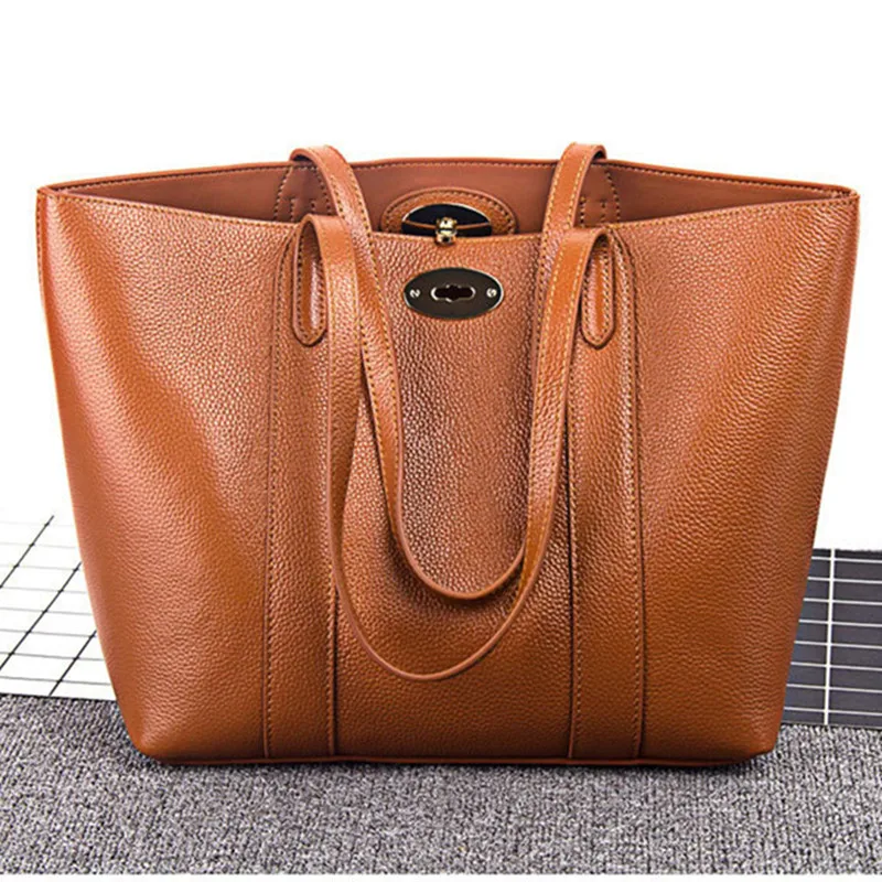 New Natural Cowskin women bag Brand Simple Design Fashion Shoulder Bag Genuine Leather bags for women 2018 bolsa feminina fashion leather women shoulder big bag genuine leather cowskin paste brand luxury leather message women bag 7 colors p1006a