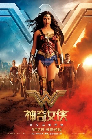 Wonder Woman Супергерои плакат для дома Картина гостиной украшения 32x48 дюймов - Цвет: Светло-серый