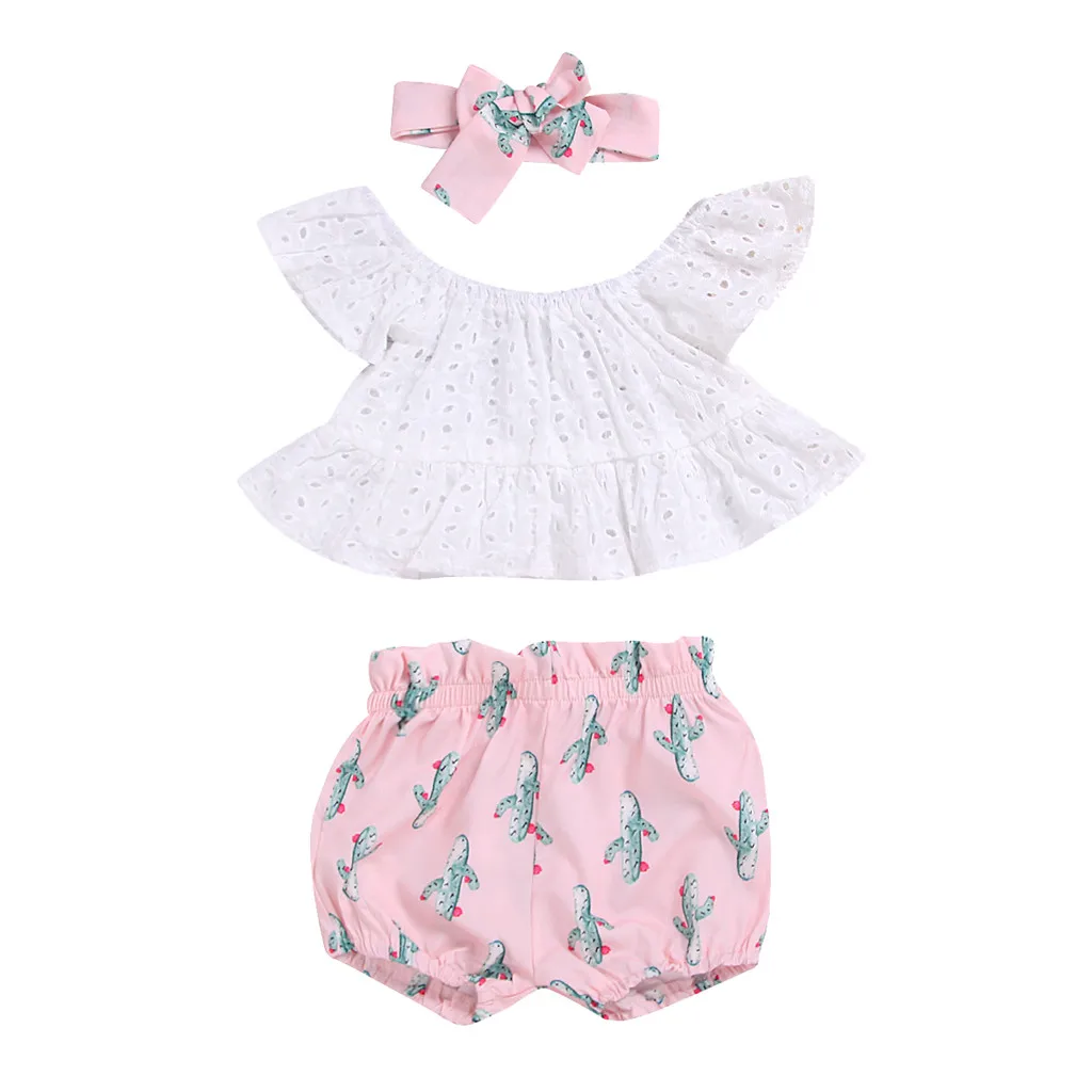 

SAGACE Infant Princess Ruffled Newborn Girl Kids Clothes 2PC Outfits Toddler Infant Baby Girls For Baby Girl Clothing