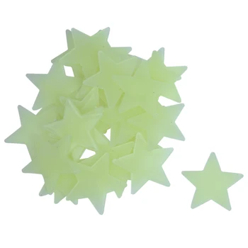 

Practical 35x Mini Etoiles phosphorescentes Stickers Muraux fluorescents Glow musque nuit lumineux phosphorescentes