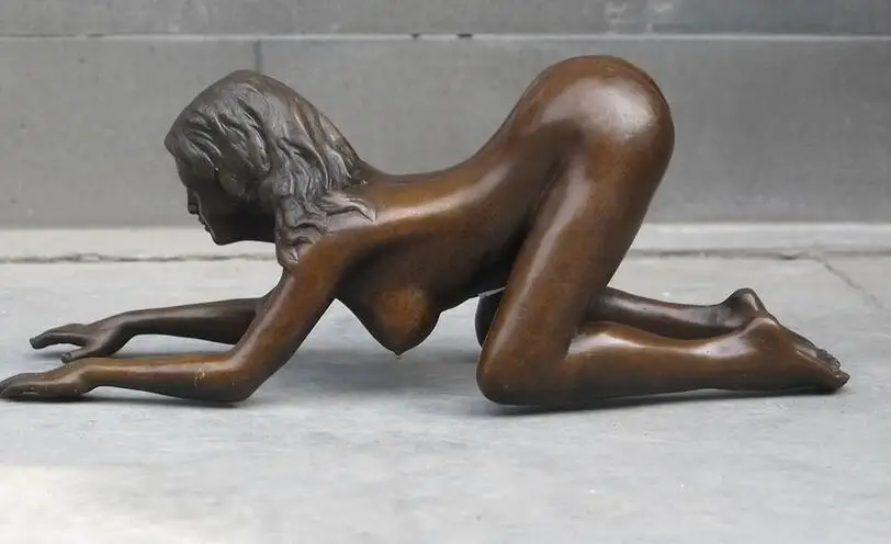 Западная миф бронзовая художественная статуя Geribody Йога aka Упражнение belle ART sculptue fast