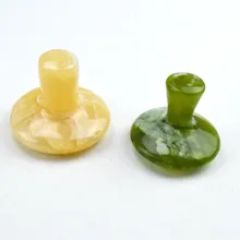 HIMABM Topaz and Xiuyan jade mushroom massage for face beauty relax health body chakra reiking healing stone health tool