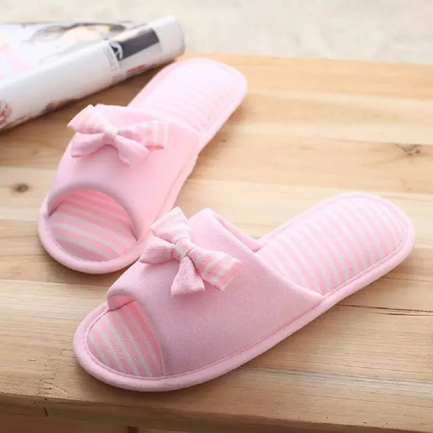 Nice Slippers 2016 New Spring And Summer Sweet Fringe Bow Fish Mouth