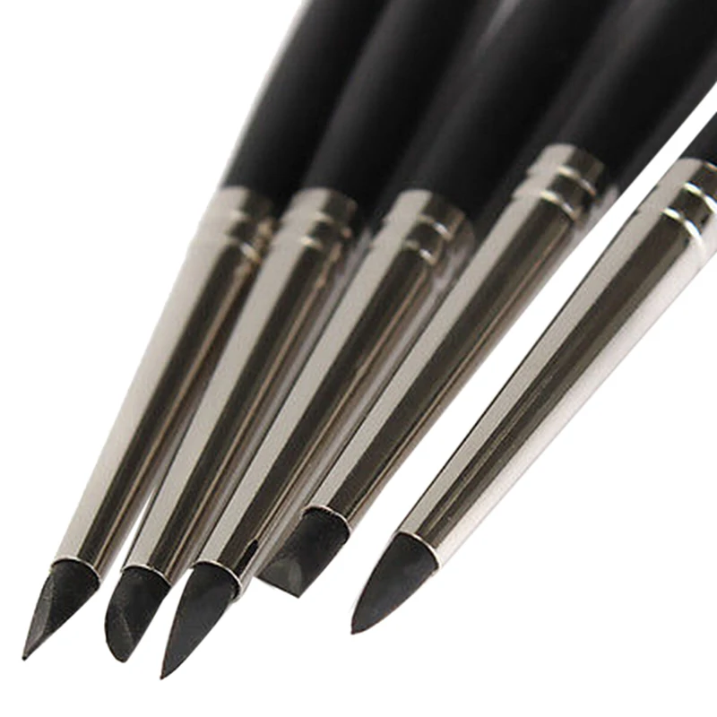 

5pcs/set Silicone Brush Pen Icing Cake Decorating Shaping Fondant Shapers Polymer Clay Sculpting Modelling Tool Styling
