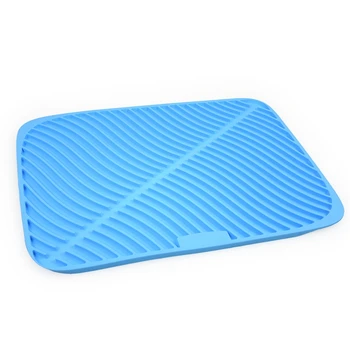 

Multi Function Storage Rack Water Filter Pad Silicone Dish Drying Mat Waterproof Square Filter Anti Scalding Insulation Mat To