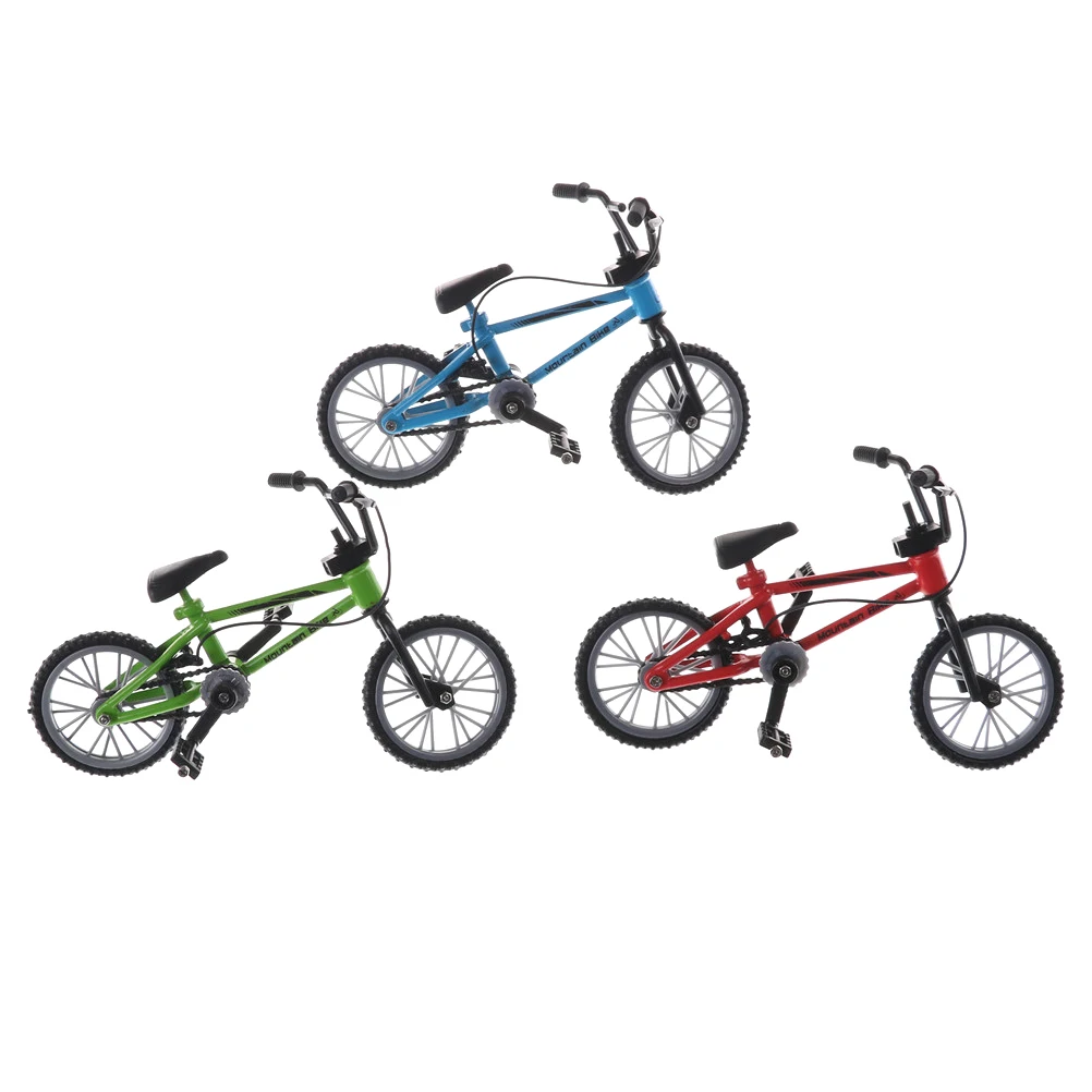 3 цвета милые мини пальчиковые игрушки горный велосипед Фикси велосипед Скутер для пальца игрушка креативный игровой костюм Детский Взрослый