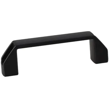 

Pack of 6 Black 120mm Mounted Aluminium Alloy Oblong Cabinet Cupboard Kitchen Door Drawer Industrial Pulls Handles