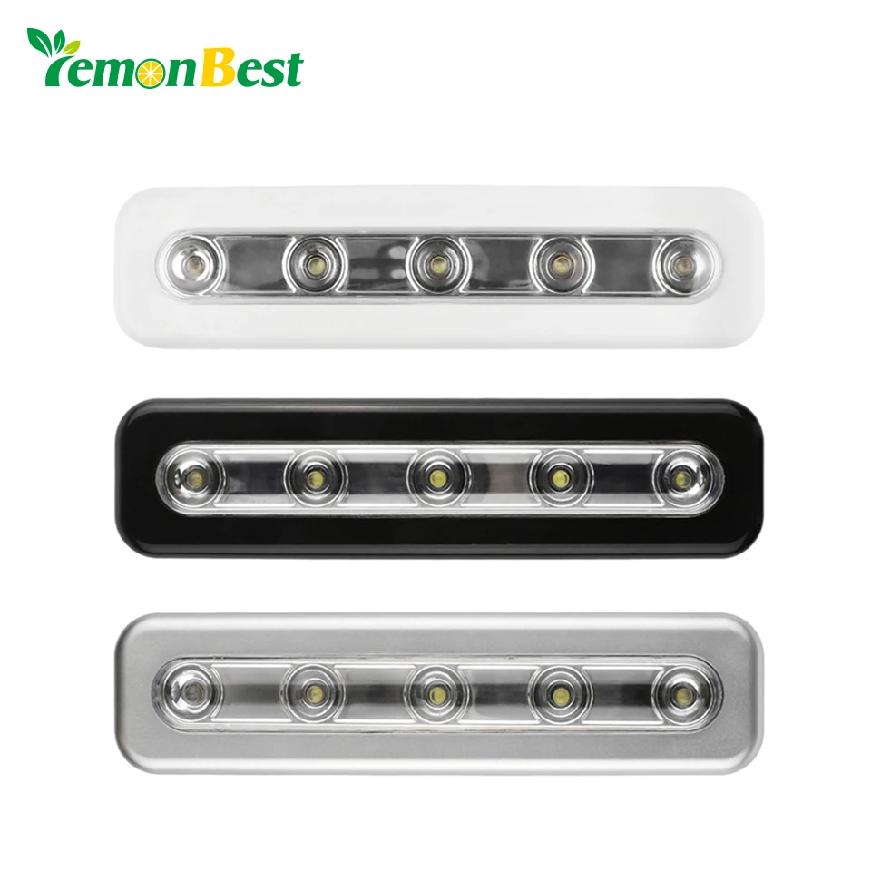LemonBest Mini 5 светодиодный ночник светильник для шкафа беспроводной настенный с