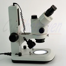 FYSCOPE Track Stere Микроскоп-7X-45X Simul фокальный тринокулярный микроскоп с двойной светодиодный подсветкой