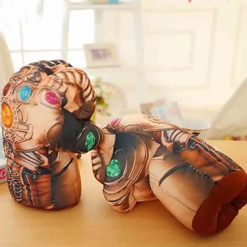 

1pair 2pcs 25cm Avengers: Infinity War Thanos Infinity Gloves Plush Toy Kids Children Christmas Gift