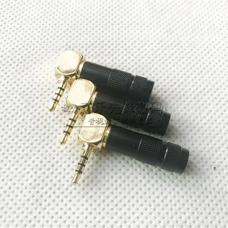 

2pcs Charm black 2.5mm four-level balance elbow black 2.5 gold-plated 4 section 6mm aperture bend
