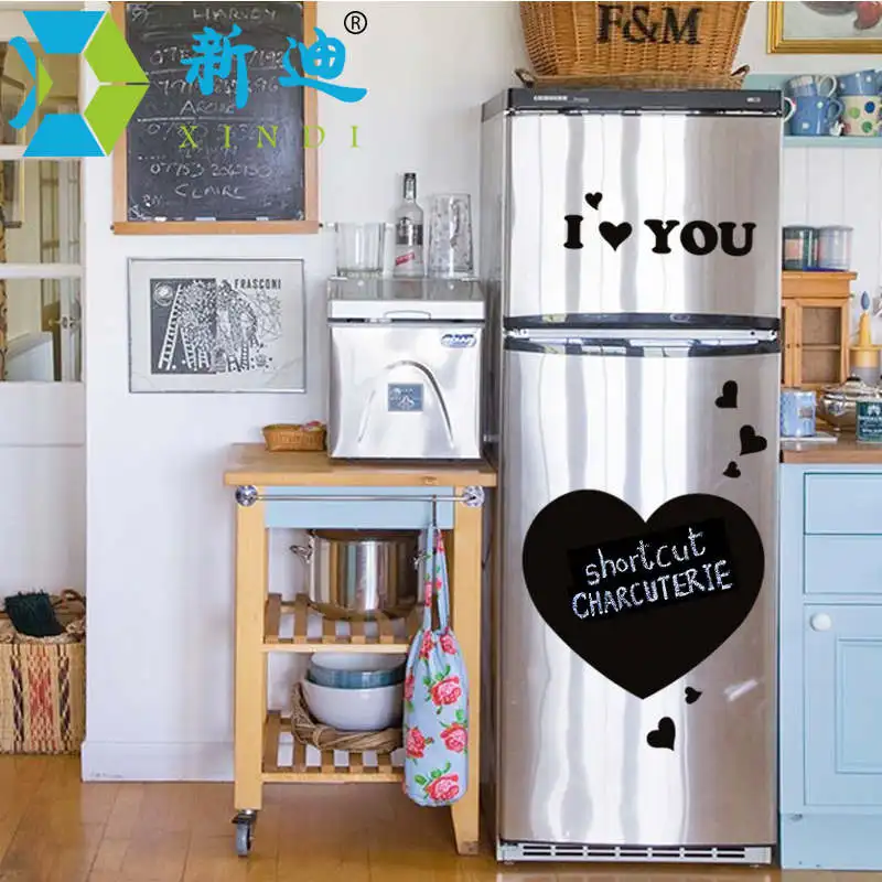 PVC Love Small Blackboard Children's Room Chalkboard Home Decorative Notice Message Board Stickers