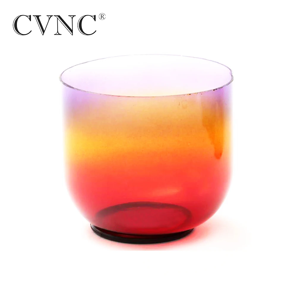 

CVNC 6" or 7" Clear Rainbow Note B Crown Chakra Quartz Crystal Singing Bowl