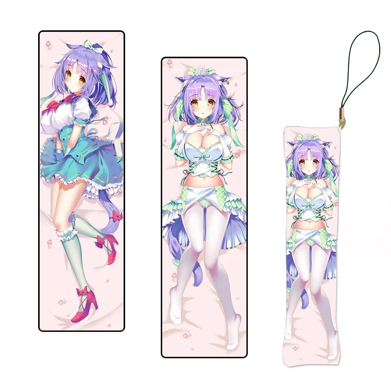 Kawaii Lolita Nekopara аниме брелок фигурка Корица косплей мини Подушка Dakimakura Подвески