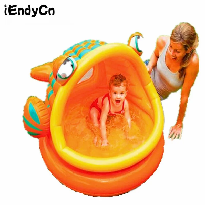 

Big fish inflatable swimming pool Baby tub ocean ball pool ball pool LMY918LL