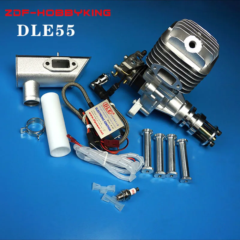 Оригинальный Новый DLE55 55cc DLE одноцилиндровый 2-тактный бензиновый/бензиновый