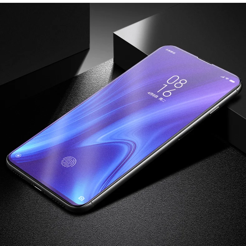 2 шт./лот, матовое закаленное стекло для xiaomi Mi 9T K20, Защита экрана для xiaomi redmi k20 pro 6D, закаленное стекло с защитой от синего света, светильник