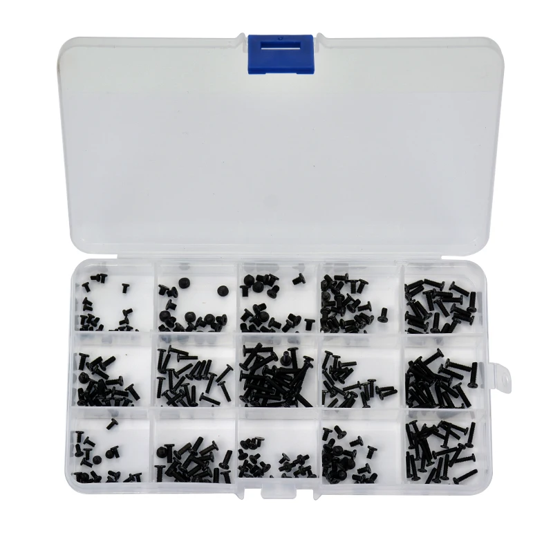 YIMAKER 300Pcs New Laptop Screws With Box For DELL The Tablet Screw Flat Head