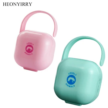 

Portable Pacifier Storage Box Travel Infant Kids Nipple Cradle Case Holder Dustproof Soother Container gift for Baby Shower