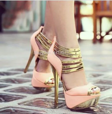 pink dress sandals