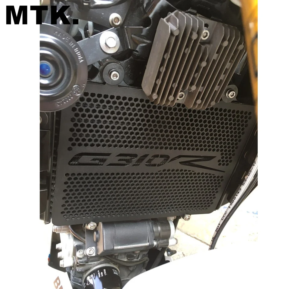 

MTKRACING For BMW G310R 2017 2018 Motorcycle Radiator Grille Guard Cover Protector tank stainless steel