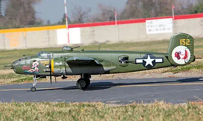 Scale skyflight B25 Apache принцесса пропеллер RC ARF самолет модель Металл втягивает RC самолет TH03131