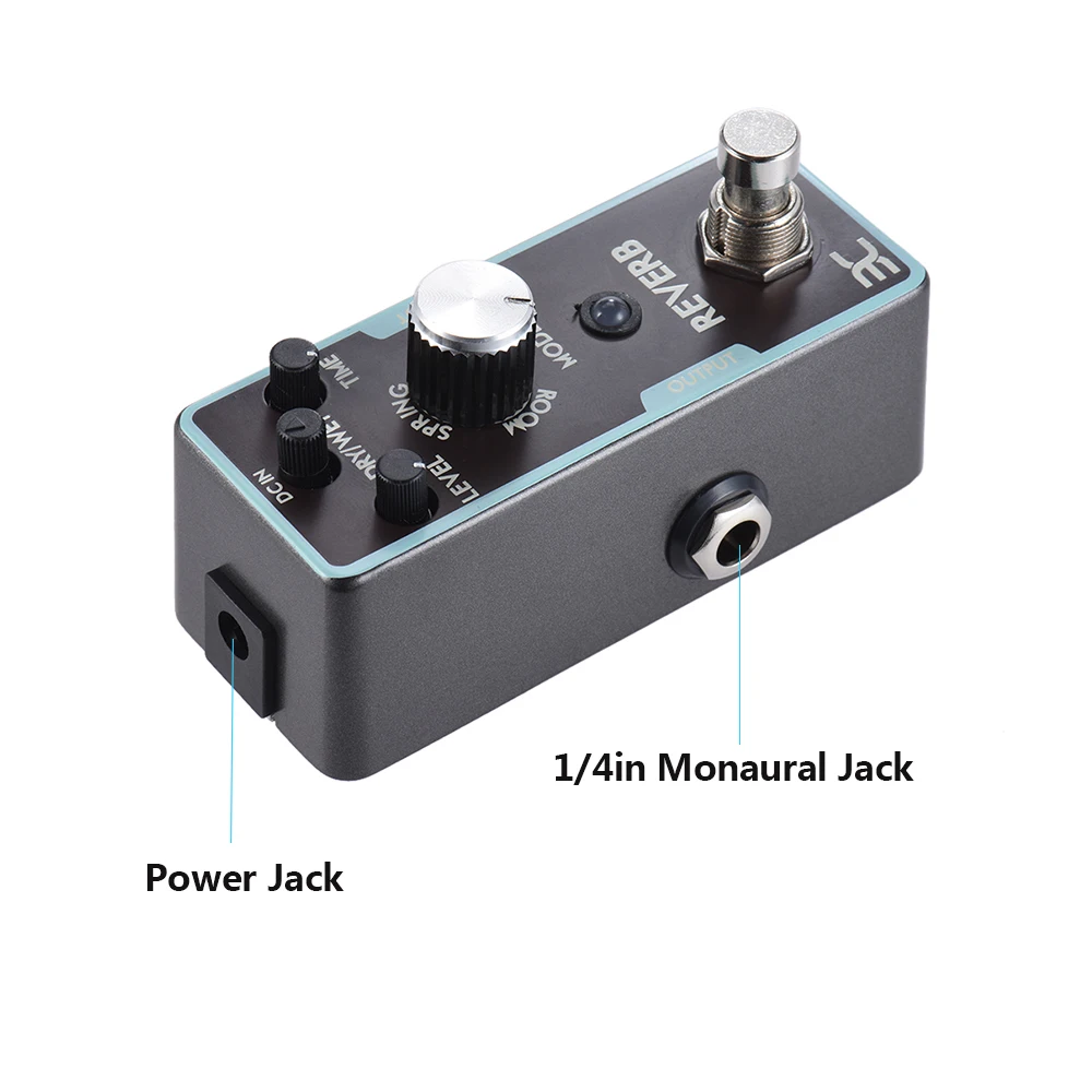 Педаль для гитары ENO Reverb педаль с эффектом True Bypass Magnalium корпус из сплава Запчасти и