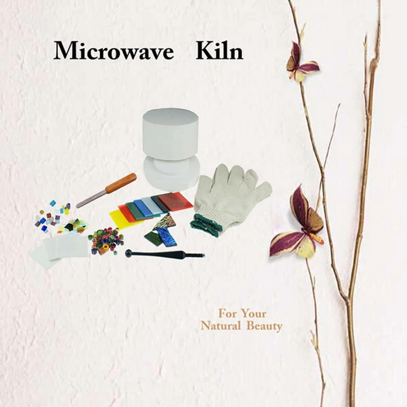10pcs/Set Professional Small Microwave Kiln Kit For Glass Fusing Kilnin Pottery & Ceramics