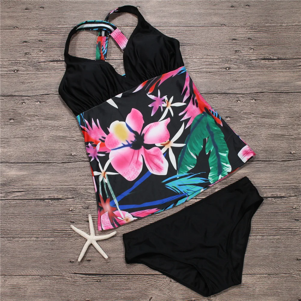 Push Up Tankini Plus Size Tankinis Swimsuit Mujer Swimsuits For Women Swimwear Sexy Trikini 2018 Bikini Swimwear Within Shorts