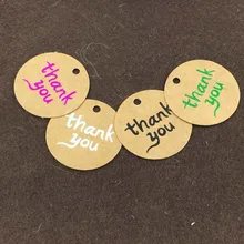 500 шт. kraft горячего тиснения "спасибо" теги DIY подарок метки Упаковка Этикетки для подарок ручной работы/торт /одежда/коробка/книга/Ювелирные изделия/Сумки/игрушка
