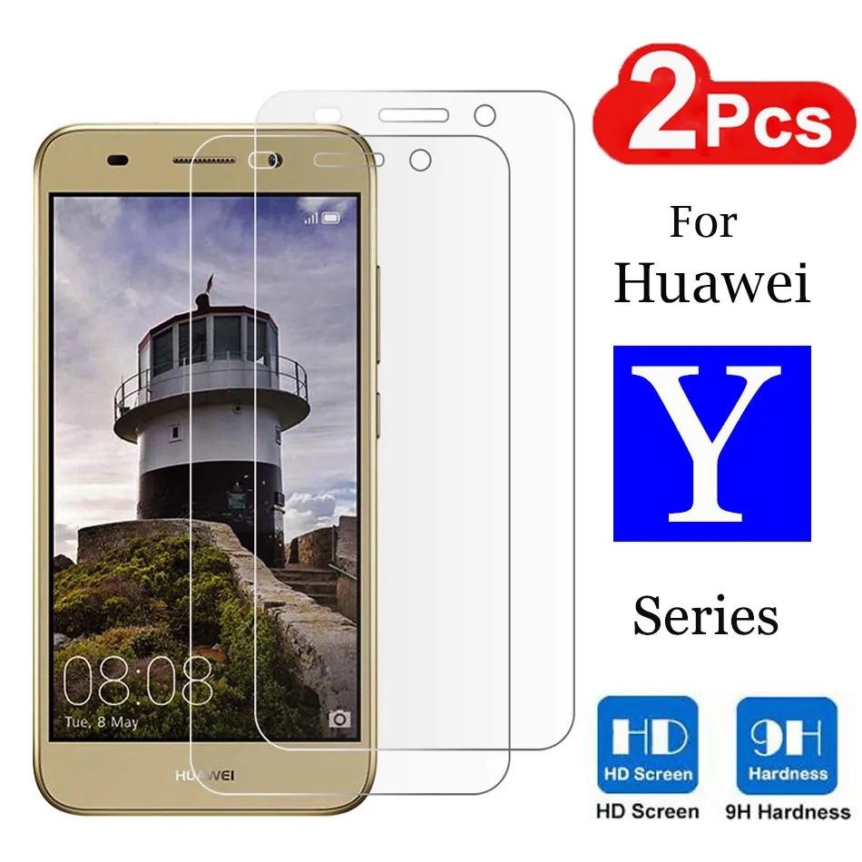Защитное стекло закаленное для huawei Y3 Y5 Y6 2 шт.|Защитные стёкла и плёнки| |