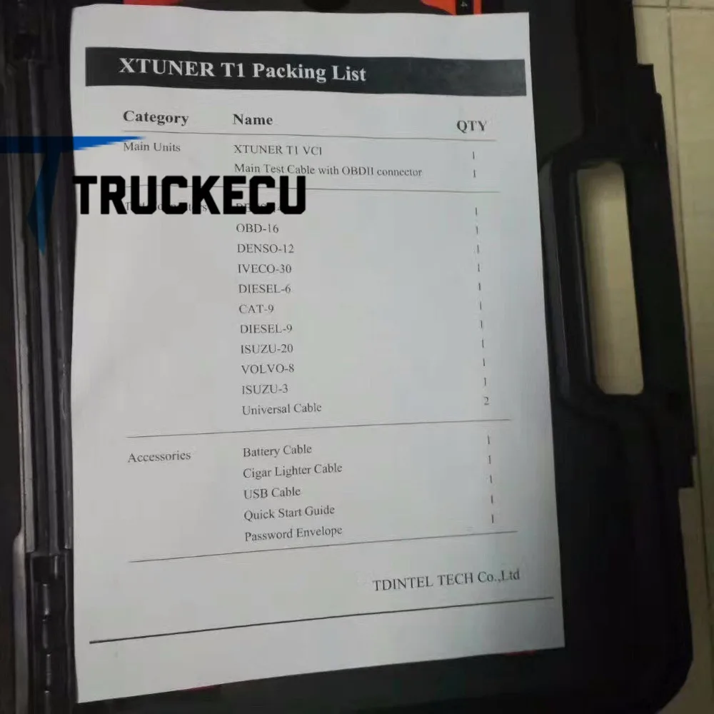 XTUNER T1 для грузовых экскаваторов строительных транспортных средств Диагностика ABS подушка безопасности DPF OBD2 сканер для дизельных грузовиков+ планшет VPECKER T1