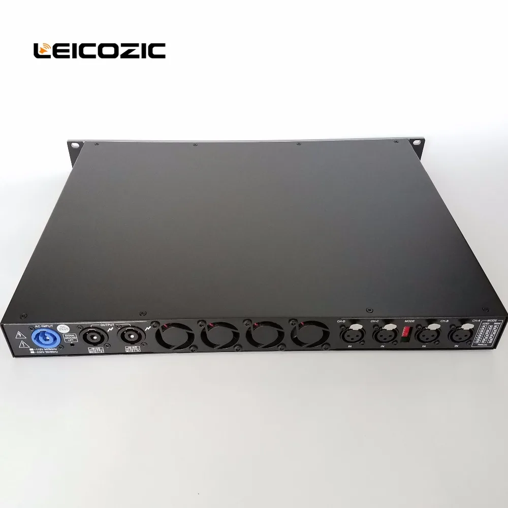 Leicozic DX4350 4 канала класса d усилитель аудио 1u Усилитель 1100 Вт x2 Мостовой усилитель аудио усилитель цифровой усилитель