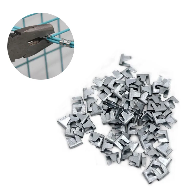 

1200pcs Poutry Cages Card 11mm Chicken Quail Birdcage installation Cat Dog Animal Cages Equipment Cage lashing buckle Clamps