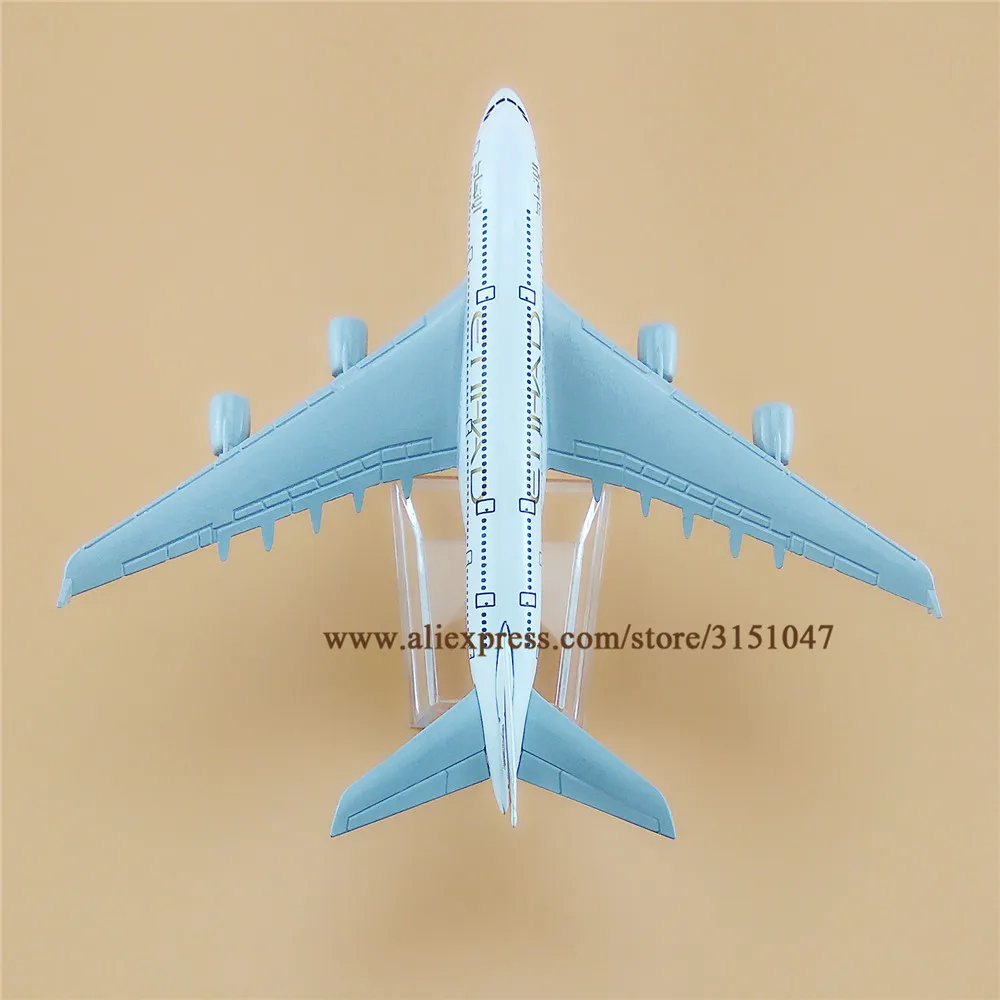 16 см сплав металла Air Etihad Airbus 380 A380 Airways модель самолета Модель W Стенд самолет