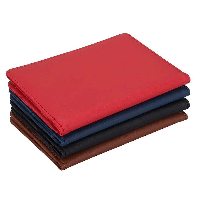 

2019 men's soft PU leather cover on the passport covers organizer for visiting cards women's card holder for traveling documents