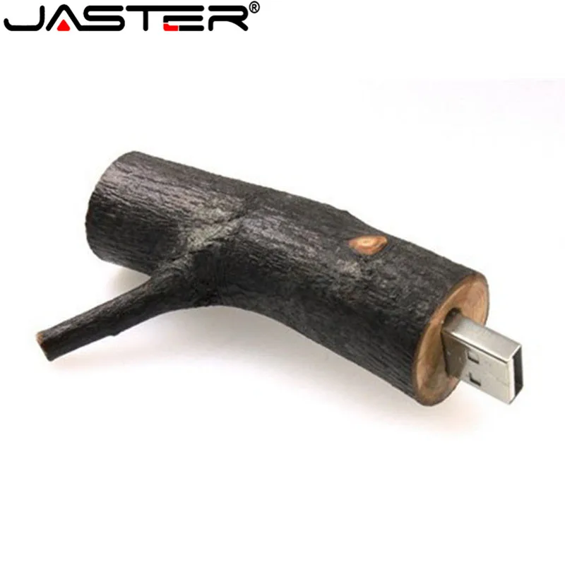 JASTER USB 2,0 натуральная деревянная ветвь USB флеш-накопитель деревянная Флешка 4 ГБ 8 ГБ 16 ГБ 32 ГБ 64 Гб карта памяти usb креативный подарок