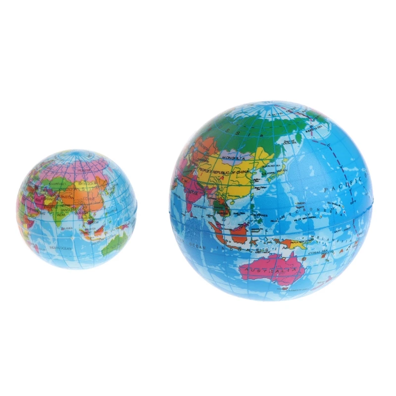 

Fast Rising Squeeze Antistress Stress Relief World Map Ball Planet Earth