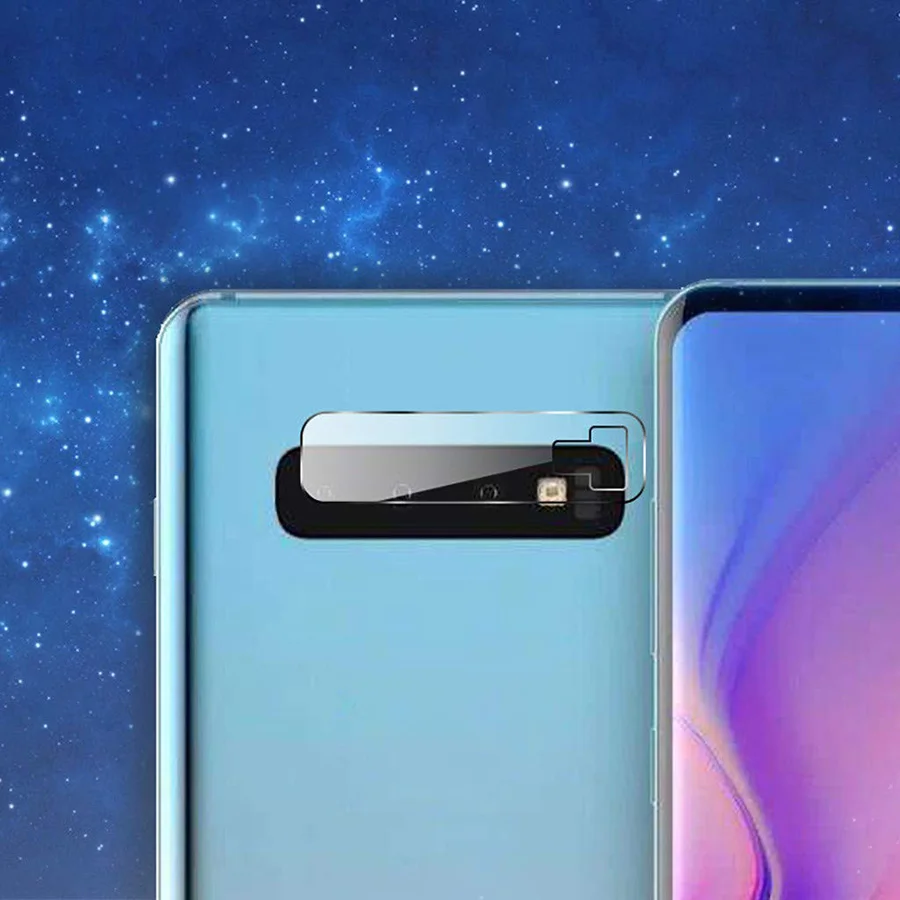2.5D сзади Камера объектив Экран протектор для samsung Galaxy S10 закаленное Стекло на плюс