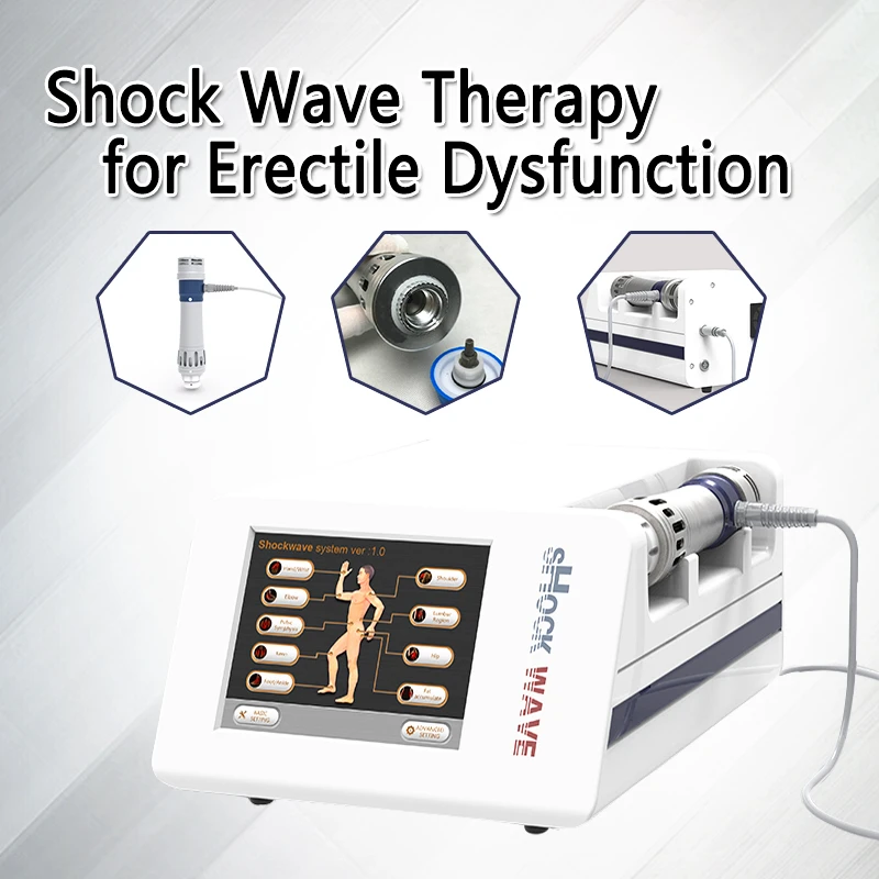 Переносной прибор для Экстракорпоральной Ударно-волновой терапии для лечения эректильной дисфункции демонстрируемые для похудания боль и спортивные травмы