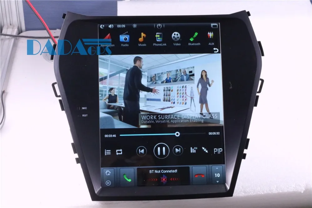 Автомагнитола в стиле Tesla 10 4 дюйма Android 7 1 стерео GPS головное устройство для Hyundai