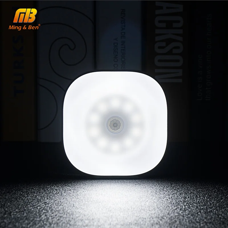 

LED PIR Motion Sensor Night Light 10 leds Cabinet Lighting Auto On/Off Closet AAA Battery USB Power Magnetic Force Bedside lamps