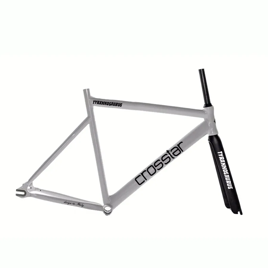 Perfect fixed gear bike frame 53cm 55cm 58cm TYRANS T2 FRAMESET TRACK fixie frame+carbon fiber fork fixed gear frameset fixie bike 3
