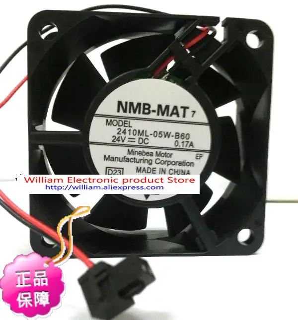 New Original NMB 2410ML 05W B60 60*25MM DC24V 0.17A ABB drive axial